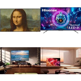 3 Pallets – 29 Pcs – LED/LCD TVs – Refurbished (GRADE A, GRADE B) – Samsung, VIZIO, TCL, Sony