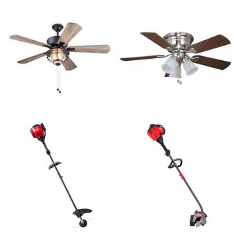 Manifested 2 Pallets – 25 Pcs – Fans, Trimmers & Edgers, Lighting & Light Fixtures, Pressure Washers – Home Improvement (Lowe’s) – Untouched Customer Returns