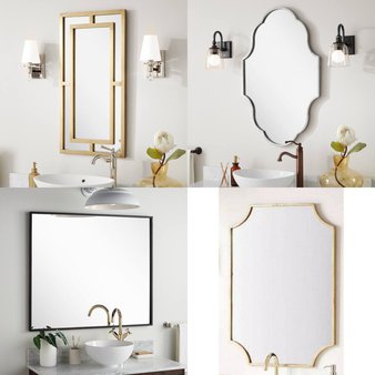 Pallet – 16 Pcs – Decor, Hardware, Bath, Lighting & Light Fixtures – Open Box Like New – Signature Hardware