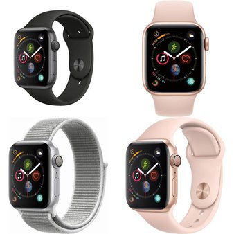 5 Pcs – Apple Watch – Series 4 – GPS – Refurbished (GRADE D) – Models: MU6D2LL/A, MU652LL/A, 3E061LL/A, MU682LL/A