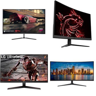 Pallet – 26 Pcs – Monitors – Customer Returns (Plug and Play Tested) – Samsung, LG, onn., MSI