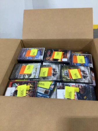 1 Parcel Box – 121 Pcs – DVD Discs, Blu-ray Discs – NEW/SEALED Products – Walmart
