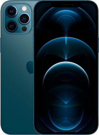 Apple iPhone 12 Pro Max 128GB Pacific Blue LTE Cellular MGCJ3LL/A – Unlocked – Certified Refurbished