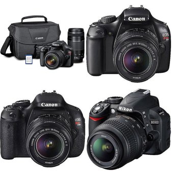 Pallet – 174 Pcs – DSLR Cameras – Canon, Nikon, Sony, Unknown – Untested Customer Returns