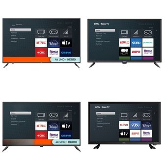 1 Pallet – 42 Pcs – Refurbished TVs – LED & LCD – Walmart