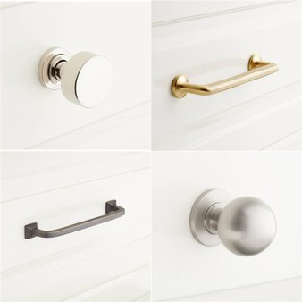 Pallet – 291 Pcs – Hardware, Kitchen & Bath Fixtures – Open Box Like New – Signature Hardware, American Standard