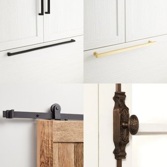Pallet – 88 Pcs – Hardware, Unsorted, Bath, Kitchen & Dining – Open Box Like New – Signature Hardware, Miseno