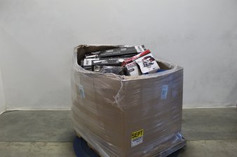 3 Pallets – 355 Pcs – Power Tools, Hand Tools, Tool Accessories – Customer Returns – Hyper Tough, Hart, Battery Tender