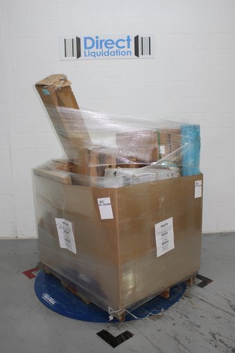 Pallet – 6 Pcs – Bedroom, Living Room – Damaged / Missing Parts – Malouf Fine Linens, Office Star, Willow, Silverback