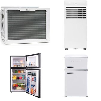Pallet – 10 Pcs – Air Conditioners, Refrigerators – Overstock – Midea