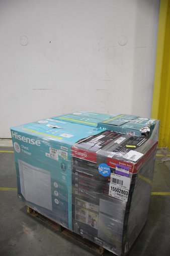 3 Pallets – 23 Pcs – Bar Refrigerators & Water Coolers, Freezers – Untested Customer Returns – Walmart