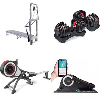 Pallet – 10 Pcs – Exercise & Fitness, Golf, Massagers & Spa – Customer Returns – Cubii, SwingLogic, Bowflex, AeroPilates
