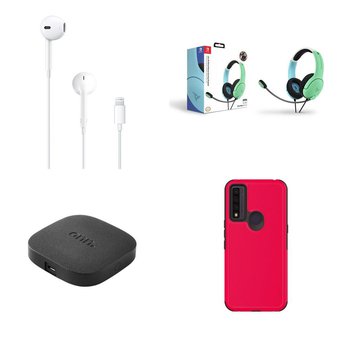 Clearance! 3 Pallets – 1650 Pcs – Other, In Ear Headphones, Cases, Media Streaming Players (IPTV) – Customer Returns – Apple, onn., Onn, PDP