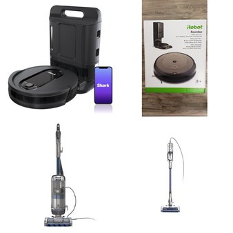 Pallet – 17 Pcs – Vacuums – Damaged / Missing Parts / Tested NOT WORKING – Shark, Hoover, SharkNinja, Bissell