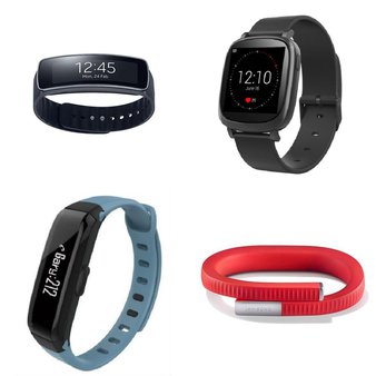 16 Pcs – Smartwatches & Fitness Trackers – Refurbished (GRADE A, GRADE B – No Power Adapter) – Jawbone, WEGO, Samsung, 3Plus