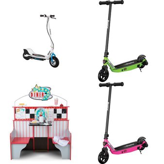 CLEARANCE! Pallet – 11 Pcs – Powered, Unsorted, Pretend & Dress-Up – Customer Returns – Razor Power Core, Razor, Melissa & Doug