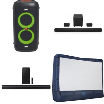 CLEARANCE! 2 Pallets – 52 Pcs – Speakers, Portable Speakers, Accessories, Powered – Customer Returns – VIZIO, Onn, onn., SANUS