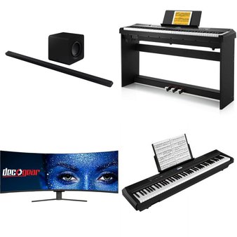 Pallet – 15 Pcs – Powered, Monitors, Unsorted, Speakers – Customer Returns – Donner, Moukey, CRUA, Deco Gear