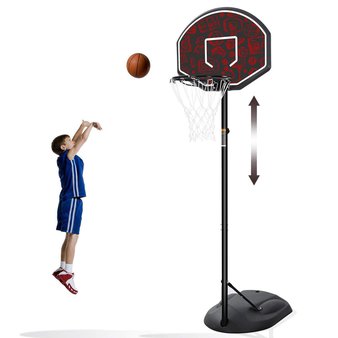 AMAZON CLEARANCE! Pallet – 4 Pcs – MaxKare BS-KLB32S Portable 5.5ft -7.5ft Height Adjustable Basketball Hoop & Goal Basketball System – Brand New – Retail Ready