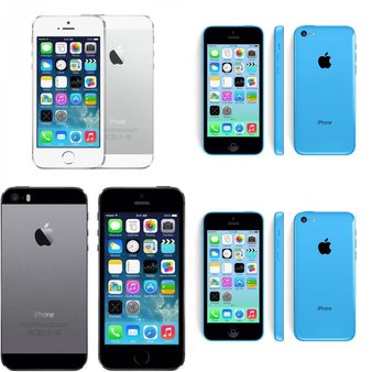 CLEARANCE! 10 Pcs – Apple iPhones – Refurbished (GRADE A, GRADE B, GRADE C – Unlocked) – Models: ME372LL/A, ME597LL/A, ME341LL/A, ME507LL/A