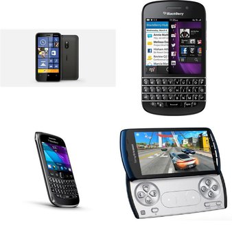 CLEARANCE! 378 Pcs – Refurbished Mobile & Smartphones (BRAND NEW, GRADE A, GRADE B) – BLACKBERRY, LG, Nokia, HTC