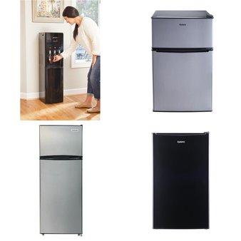 Pallet – 5 Pcs – Bar Refrigerators & Water Coolers, Refrigerators – Customer Returns – Galanz, Primo, Frigidaire, Great Value
