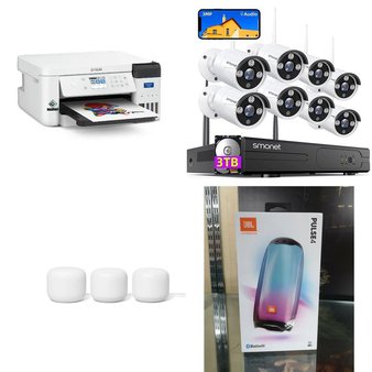 CLEARANCE! Pallet – 67 Pcs – Projector, Speakers, Monitors, Security & Surveillance – Customer Returns – Roconia, DR.J Professional, KOORUI, PrettyCare
