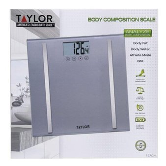 27 Pcs – Taylor Body Composition Scale, Silver With Digital Reading – Used, Like New – Retail Ready