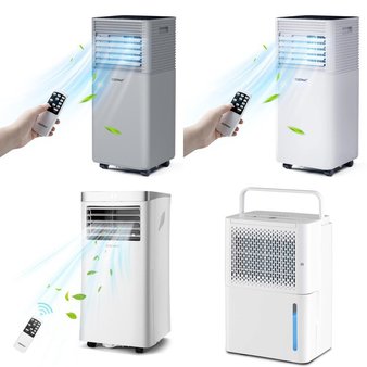 1 Pallets – 18 Pcs – Air Conditioners, Patio, Humidifiers / De-Humidifiers, Toasters & Ovens – Untested Customer Returns – Walmart