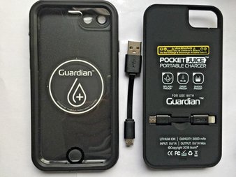 27 Pcs – Tzumi 4957B iPhone 7 Waterproof Case & Guardian Power 3000 PowerBank Combo – New, Like New – Retail Ready