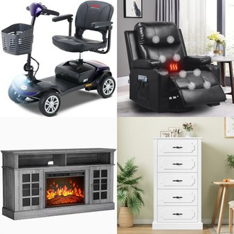 Pallet – 8 Pcs – TV Stands, Wall Mounts & Entertainment Centers, Living Room, Unsorted, Office – Customer Returns – Homfa, CHITOOMA, Comhoma, Hommpa