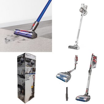 Pallet – 16 Pcs – Vacuums – Damaged / Missing Parts / Tested NOT WORKING – Shark, Hoover, Dyson, Tineco
