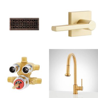 Pallet – 254 Pcs – Hardware, Kitchen & Bath Fixtures – Open Box Like New – Signature Hardware, Miseno, Mirabelle, Signature Houseware
