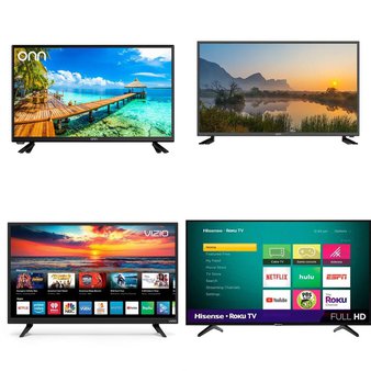 5 Pcs – LED/LCD TVs – Refurbished (GRADE A) – Onn, HISENSE, VIZIO