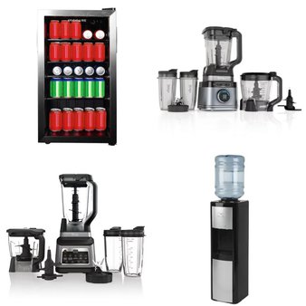 3 Pallets – 94 Pcs – Food Processors, Blenders, Mixers & Ice Cream Makers, Bar Refrigerators & Water Coolers, Drip Brewers / Perculators – Open Box Customer Returns – Black Decker, BLACK & DECKER, Ninja, Primo