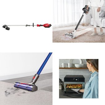 Pallet – 30 Pcs – Vacuums, Automotive Accessories, Kitchen & Dining – Damaged / Missing Parts / Tested NOT WORKING – Shark, Tineco, Hoover, EverStart