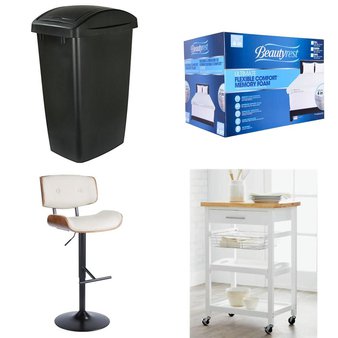 Pallet – 23 Pcs – General Merchandise – Customer Returns – Rubbermaid, LumiSource, Mainstays, Walker Edison