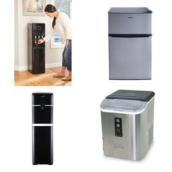 Pallet – 9 Pcs – Bar Refrigerators & Water Coolers, Refrigerators, Ice Makers – Customer Returns – Galanz, Primo, Personal Chiller, Primo Water