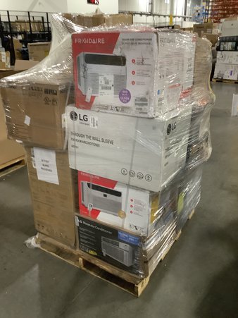 6 Pallets – 53 Pcs – Air Conditioners – Mixed Conditions – LG, Honeywell, WHIRLPOOL, JHS