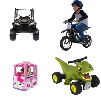 Pallet – 4 Pcs – Vehicles, Outdoor Sports – Customer Returns – Realtree, Razor, Hello Kitty, Dynacraft