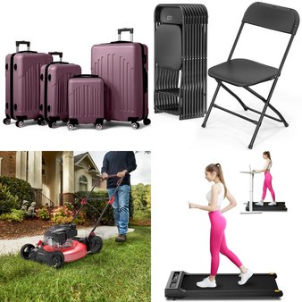 Pallet – 9 Pcs – Unsorted, Patio, Exercise & Fitness, Mowers – Customer Returns – Jurits, Vecukty, LACOO, PowerSmart