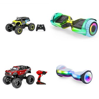 Pallet – 64 Pcs – Vehicles, Trains & RC, Powered, Action Figures, Dolls – Customer Returns – Jetson, New Bright, Halo Rise Above, Adventure Force