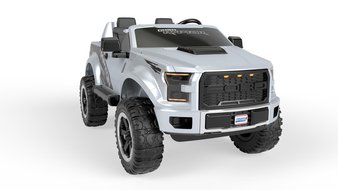 Pallet – Power Wheels FJJ63 Ford F-150 Raptor Extreme, Silver – Customer Returns