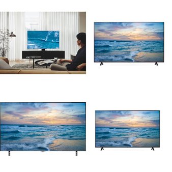 3 Pallets – 14 Pcs – LED/LCD TVs – Refurbished (GRADE A, GRADE B) – Samsung, LG, TCL, Sony