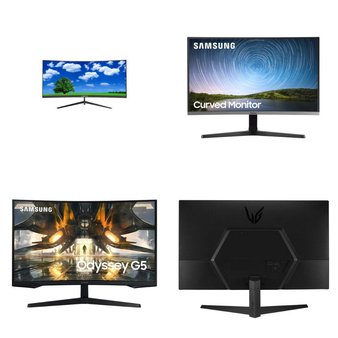 Flash Sale! 3 Pallets – 45 Pcs – Monitors, Speakers, Powered, Portable Speakers – Untested Customer Returns – Onn, Philips, LG