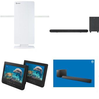 Pallet – 21 Pcs – Speakers, Accessories, DVD & Blu-ray Players – Customer Returns – Philips, Govee, Antop, Onn