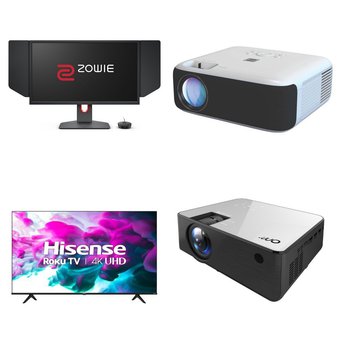 CLEARANCE! Pallet – 56 Pcs – Projector, Monitors – Open Box Customer Returns – RCA, Onn, onn., ACER