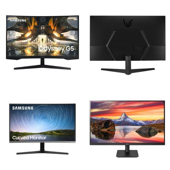 Pallet – 35 Pcs – Monitors – Customer Returns – Onn, LG, ACER, Samsung