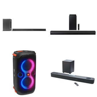 6 Pallets – 272 Pcs – Speakers, DVD & Blu-ray Players, Portable Speakers, Accessories – Customer Returns – Onn, onn., Philips, VIZIO