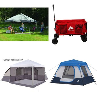 CLEARANCE! Pallet – 9 Pcs – Camping & Hiking – Customer Returns – Ozark Trail, Ozark